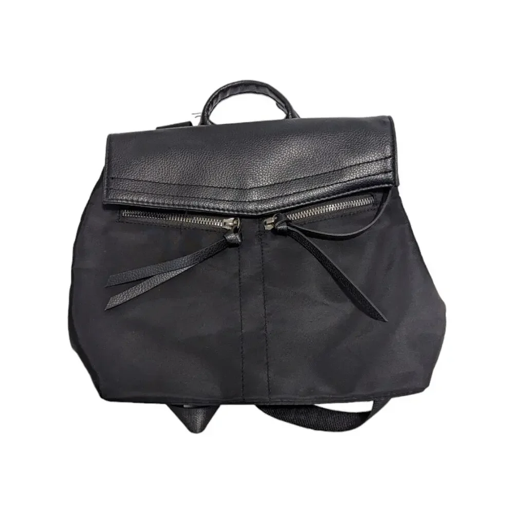 Botkier Trigger Mini Backpack Black Nylon New York Womens Travel School Classic